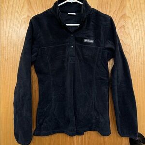 Columbia black fleece size small